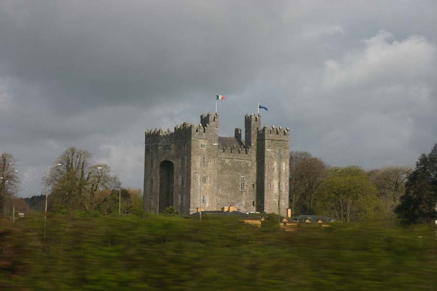 Bunratty Castle in Passing